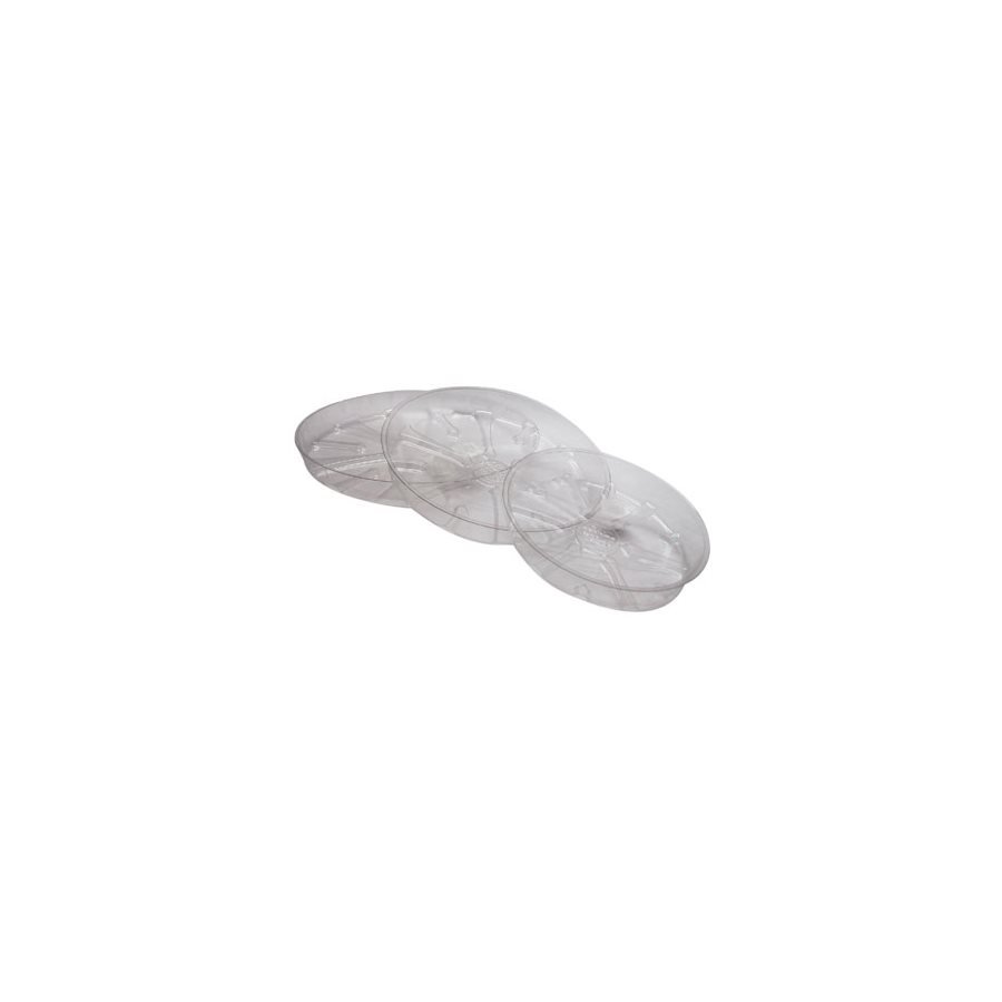 SOUS-POT 10" PLASTIQUE TRANSPARENT (50) SOUS-POT 10" PLASTIQUE TRANSPARENT (50)