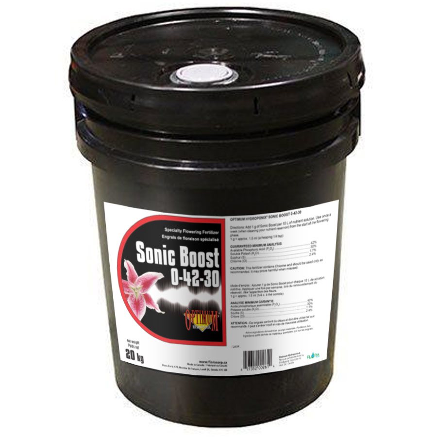 OPTIMUM HYDROPONIX SONIC BOOST 20KG (1) SPECIAL ORDER OPTIMUM HYDROPONIX SONIC BOOST 20KG (1) SPECIAL ORDER