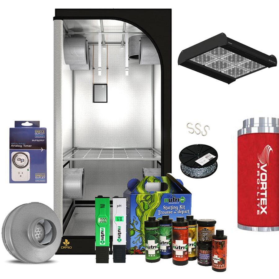 GROW TENT LED KIT 3' X 3' X 6' (1) GROW TENT LED KIT 3' X 3' X 6' (1)